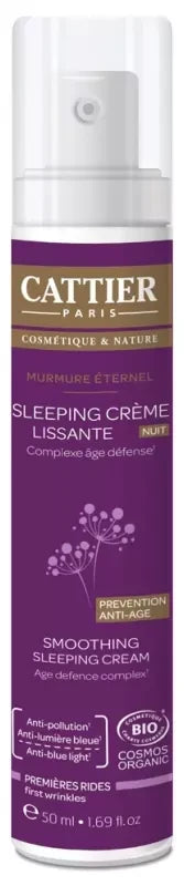 Cattier Sleeping Crème Lissante - Murmure Éternel - 50 ml
