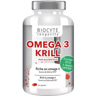 Biocyte Longevity Omega 3 Krill 90 Capsules