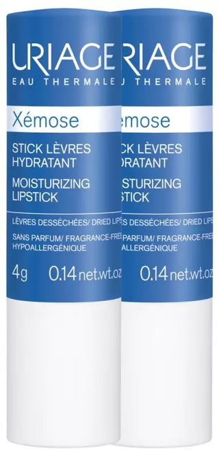 Uriage Xémose Stick Lèvres Hydratant Lot de 2 x 4 g