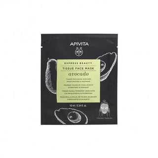 APIVITA MASQUE VISAGE TISSU AVOCAT Hydratant / Apaisant - 1 Masque Tissu