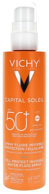 Vichy Capital Soleil Spray Fluide Invisible Spf50+ 200 ml