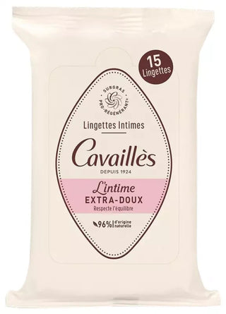 Cavaillès Lingettes Extra-Douces 15 lingettes