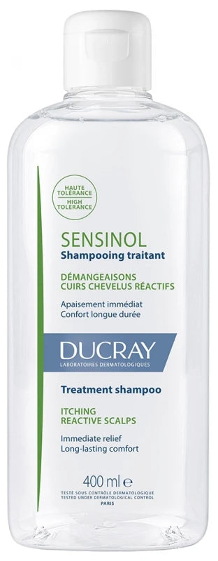 Ducray Sensinol Shampoing Traitant Démengeaisons du Cuir Chevelu 400 ml