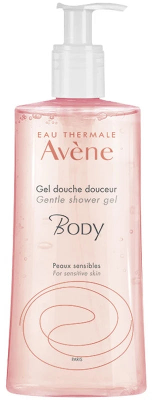 Avène Body Eau Thermale - - Gel Douche Douceur - Peaux Sensibles Visage et Corps 500 ml