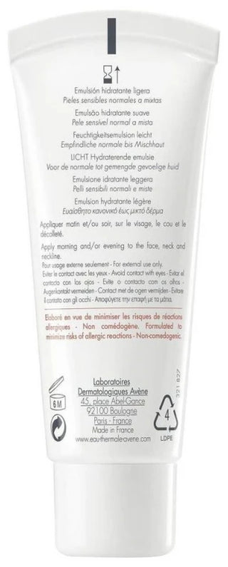 Avène Hydrance Eau Thermale - Légère Émulsion Hydratante 40 ml