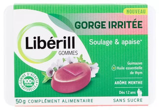 Libérill Gommes Gorge Irritée 50 Grammes