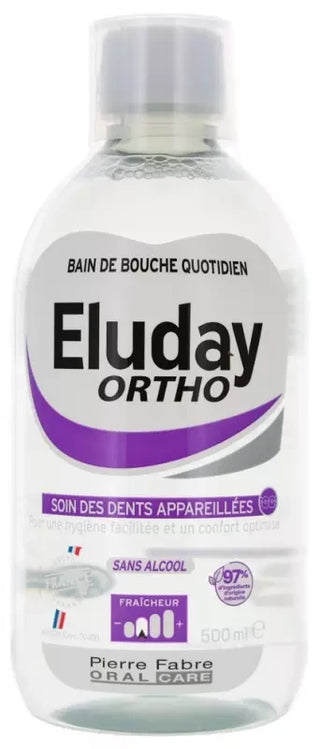 Pierre Fabre Oral Care - Eluday - Ortho Bain de Bouche 500 ml