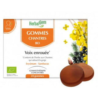 HERBALGEM GOMMES Chantres BIO - 24 Gommes
