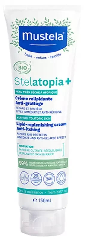 Mustela Crème Relipidante Anti-Grattage Stelatopia+ 150 ml