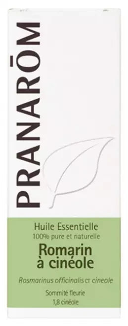 Pranarôm Huile Essentielle Romarin à Cinéole Rosmarinus Officinalis Ct Cineole Sommité Fleurie Hect 10 ml