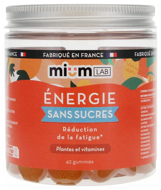 Mium Lab Énergie Sans Sucres Plantes et Vitamines 42 Gummies