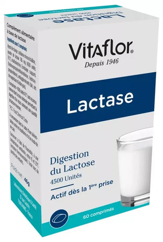 Vitaflor Lactase Digestion Lactose 60 comprimés