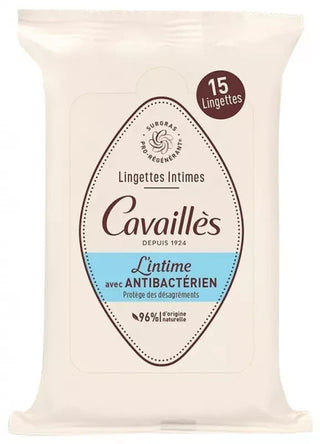 Cavaillès Lingettes Anti-Bactériennes 15 lingettes