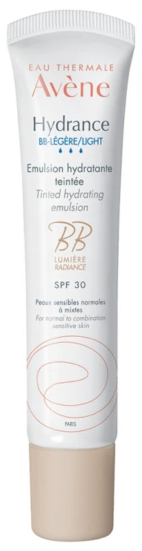 Avène Hydrance Eau Thermale - - Bb-Légère Émulsion Hydratante Teintée - Effet Bonne Mine Naturel 40 ml