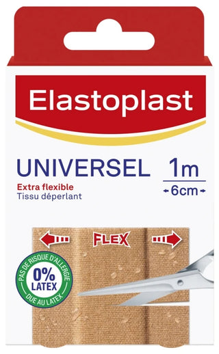 Elastoplast Pansements Universel Flexible 10 Bandes de 10 cm X 6 cm
