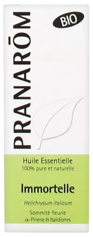 Pranarôm Huile Essentielle Immortelle - Helichrysum Italicum - Hélichryse Italienne Bio Sommité Fleurie Hect 5 ml