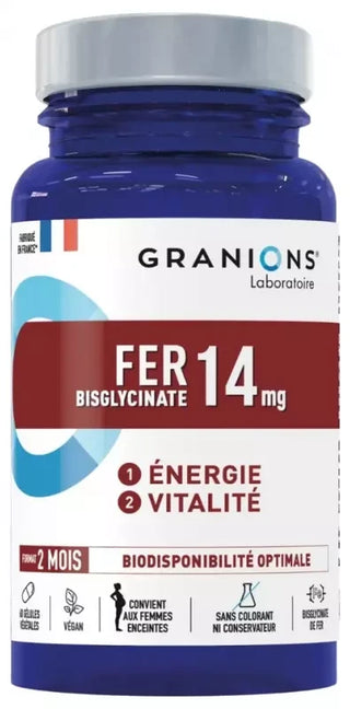 Granions Fer Énergie & Vitalité 60 Gélules