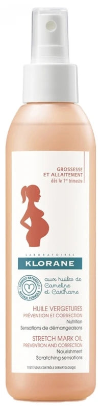 Klorane Cameline Vergetures - Huile À la - Mamans Grossesse Et Allaitement Corps 200 ml