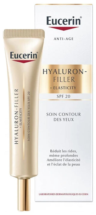 Eucerin Hyaluron-Filler + Elasticity Soin Contour Des Yeux Peaux Matures SPF 20 15 ml