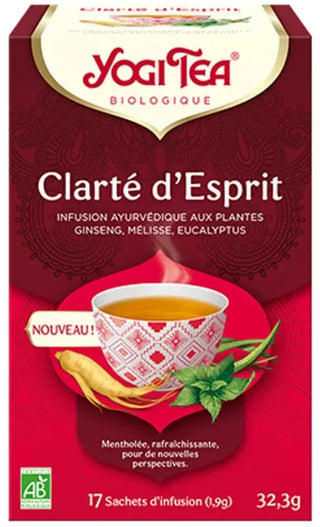 Yogi Tea Clarté d'Esprit - 17 Sachets d'Infusion