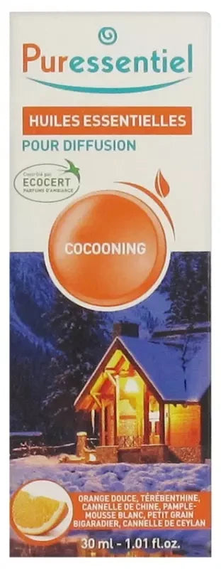Puressentiel Nouvelle Formule : Diffuse Cocooning - Huiles Essentielles Pour Diffusion - 30 ml (Mai 2021)