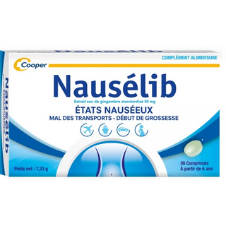 Cooper Nausélib Comprimés x 36
