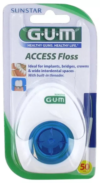 Gum Fil Dentaire Access Floss - 50 Fils Précoupés