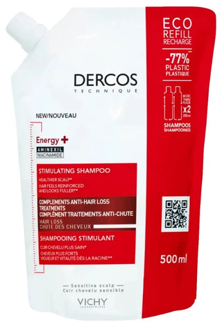 Vichy Dercos Technique Eco-Recharge Shampooing Energy+ 500 ml