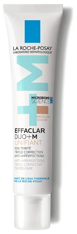 La Roche-Posay Effaclar Duo+M Soin Teinté Triple Correction Anti-Imperfections 40 ml - Teinte : Médium