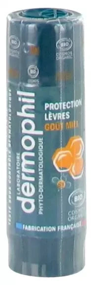 Dermophil Certifié Bio Stick Lèvres Protection Lèvres Goût Miel 4 g - Goût : Miel