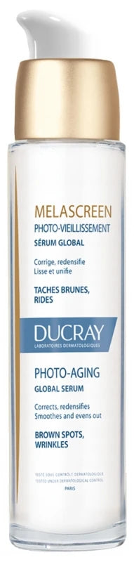 Ducray Melascreen Photo-Vieillissement - Sérum Global Éclaircissant Anti-Taches 30 ml