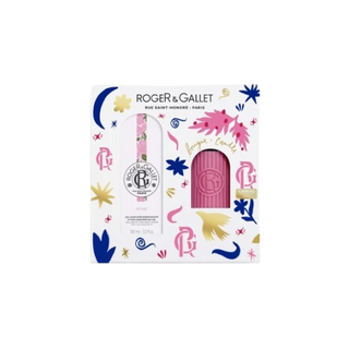 Roger & Gallet - COFFRET NOËL ROSE Rituel Parfumé Bougie