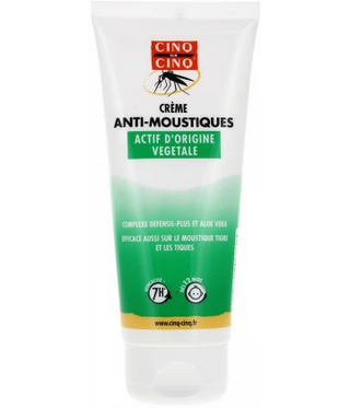 Cinq sur Cinq Natura Crème Anti-Moustiques Peaux Sensibles et Atopiques 100 ml