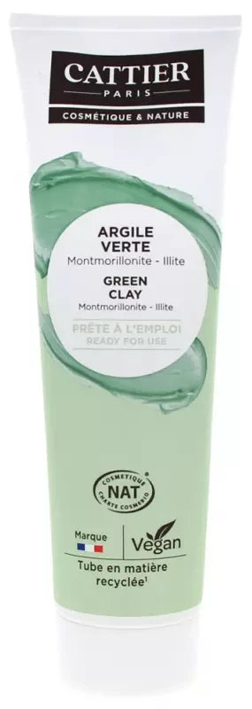 Cattier Argile Verte Prête à l'Emploi Masque Cataplasme Bio 400 g