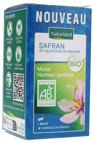 Naturland Safran Bio 30 Gélules