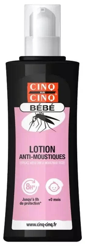 CINQ SUR CINQ Lotion Bébé Anti-Moustiques 100ml - Dès La Naissance