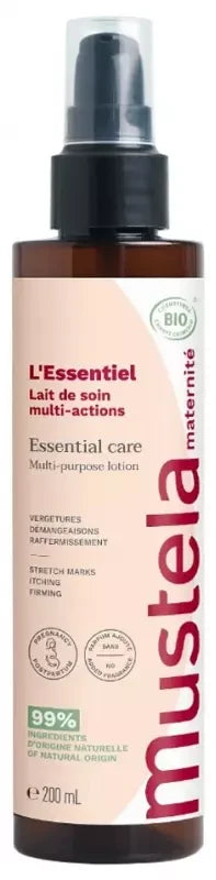 Mustela Maternité L'Essentiel Lait de Soin Multi-Actions Grossesse & Post-Partum 200 ml