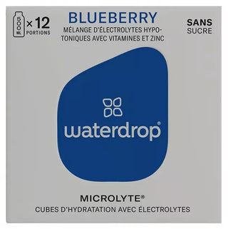Waterdrop Microlyte Boite de 12 (Myrtille) - Goût : Blueberry