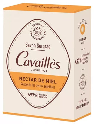 Cavaillès Savon Surgras Nectar de Miel Peaux Sensibles 100 g