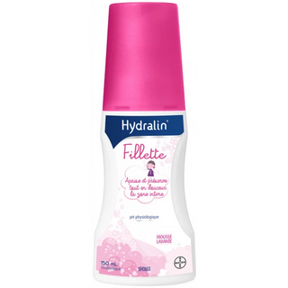 Hydralin Fillette Mousse Lavante 150 ml soin zone intime