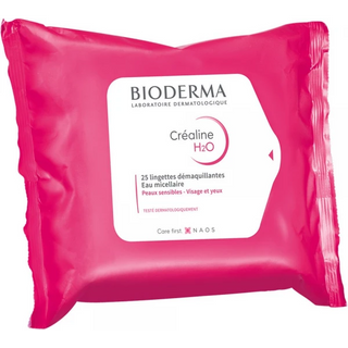 Bioderma Créaline H2O Lingettes Démaquillantes Yeux x 25