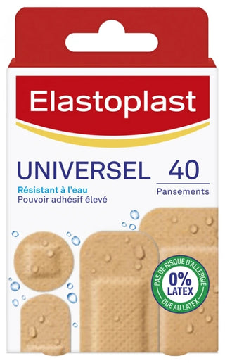 Elastoplast Pansements Universel 40 Pansements 4 Tailles