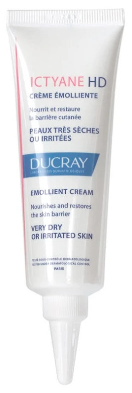Ducray Ictyane Hd Crème Émolliente Nutritive Peaux Trèsèches ou Irritées 50 ml