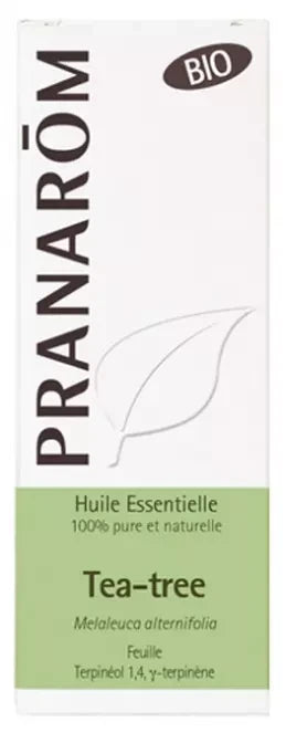Pranarôm Huile Essentielle Tea Tree Arbre à Thé Melaleuca Alternifolia Bio (Eco) Hect 10 ml