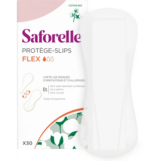Saforelle Protège Slips Coton Bio Flex x 30