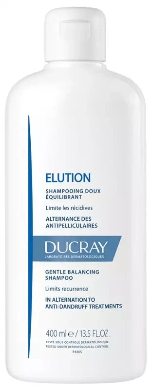 Ducray Elution Shampoing Doux Équilibrant Antipelliculaires 400 ml