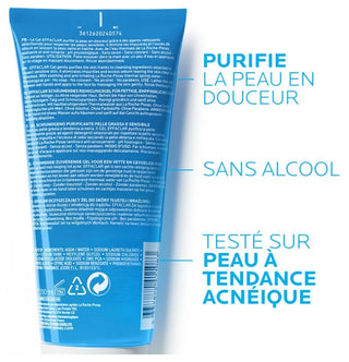 La Roche-posay Effaclar Gel Moussant Purifiant Peaux Grasses Acnéiques 200 ml