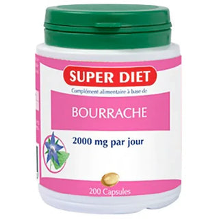 SuperDiet Huile de Bourrache Capsules x 200