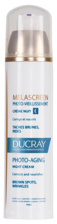 Ducray Melascreen Photo-Vieillissement - Crème Nuit Anti-Taches 50 ml