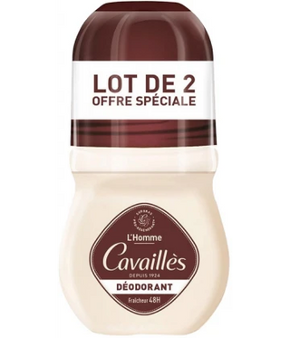 Cavaillès L'Homme Déodorant Fraîcheur Roll-on x2